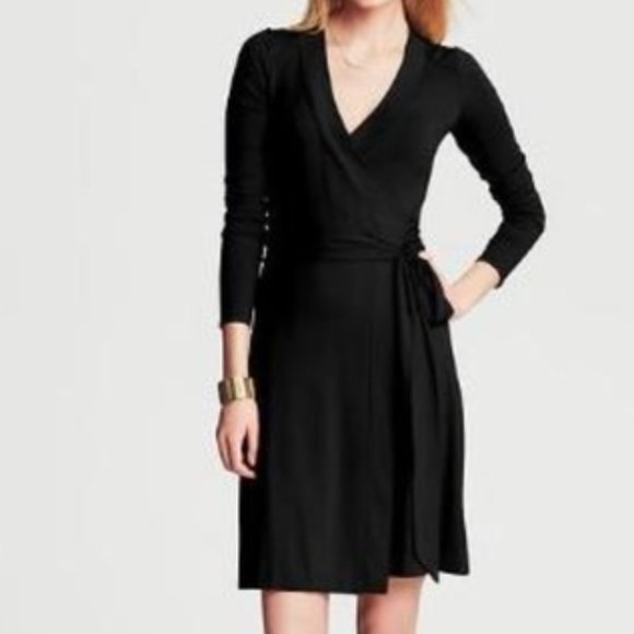 Banana Republic Dresses & Skirts - Banana Republic Black Wrap Dress